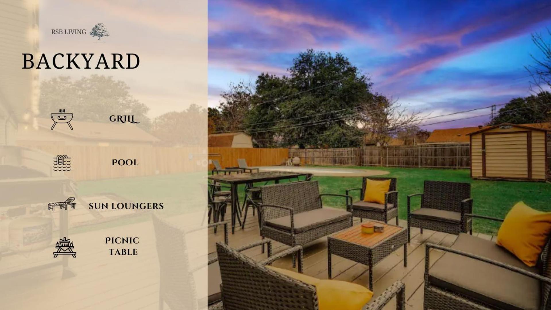 Upscale 3Br 2Ba Cozy Holiday Home With Pool & Grill North Richland Hills Exterior photo
