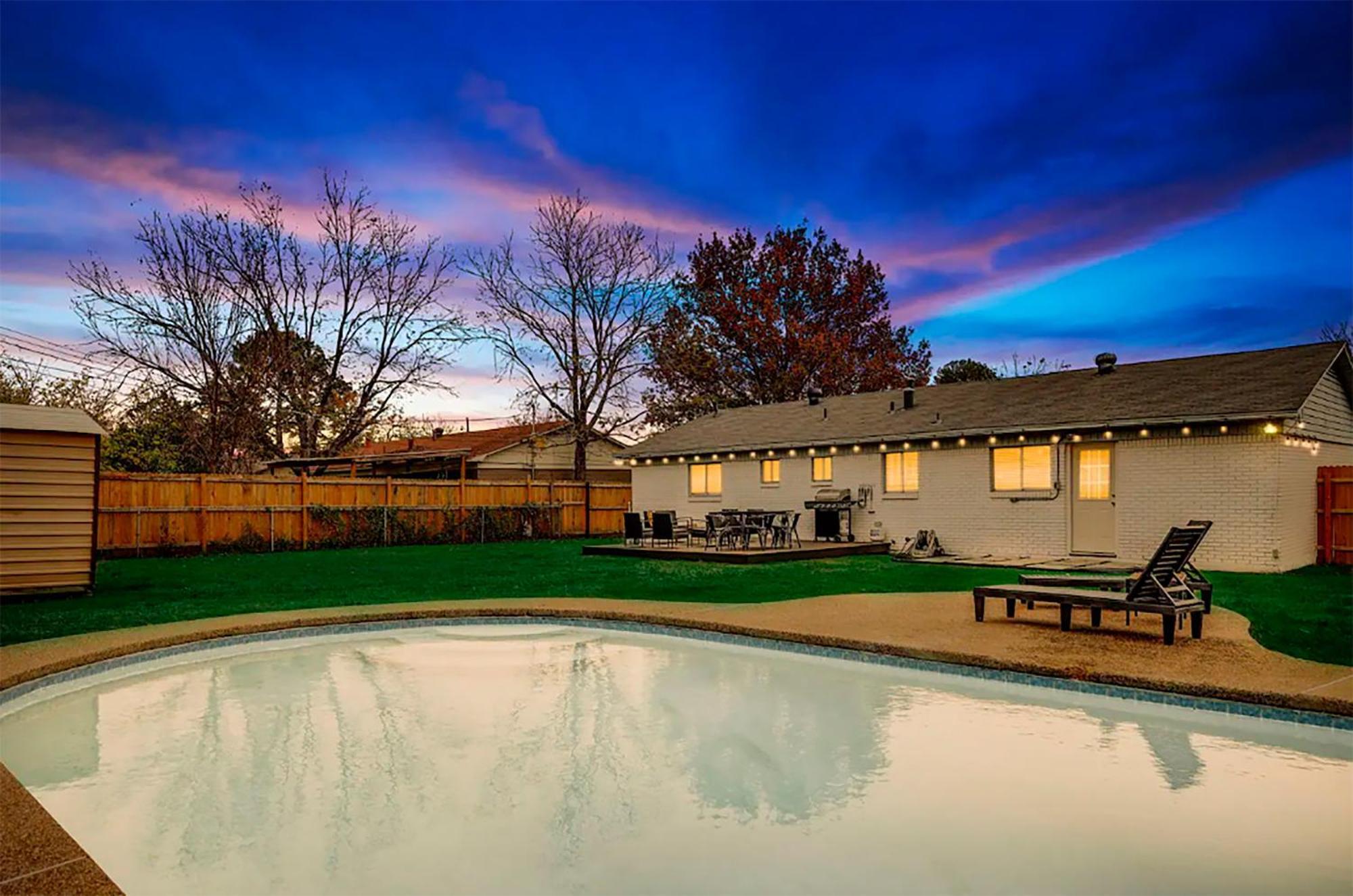 Upscale 3Br 2Ba Cozy Holiday Home With Pool & Grill North Richland Hills Exterior photo